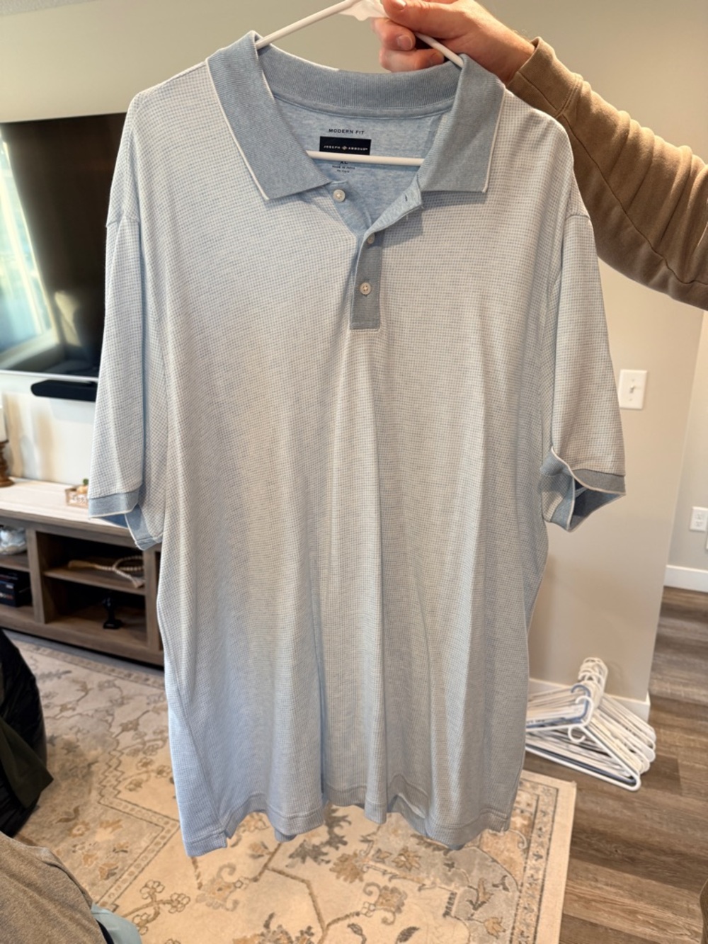 Joseph Abboud Light Blue Polo Shirt